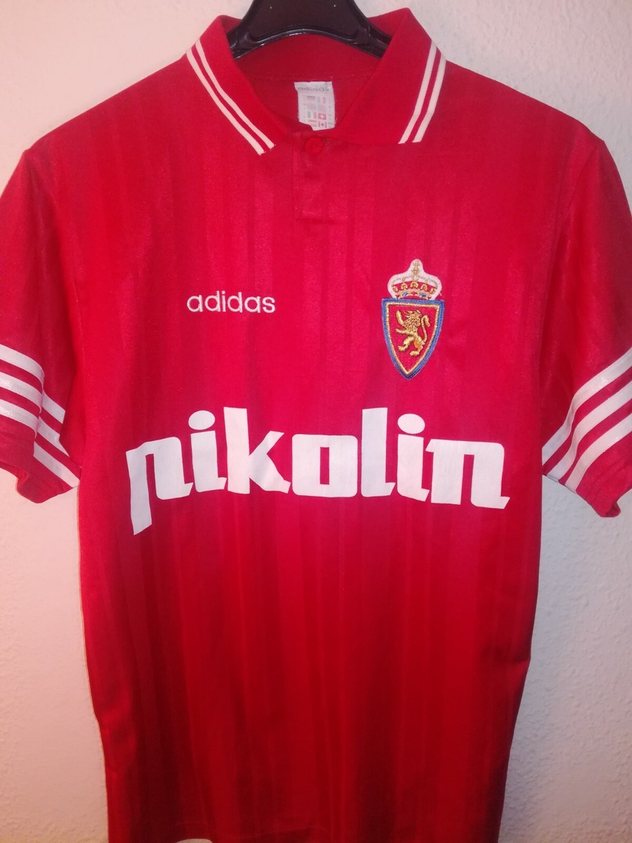 Maillot Extérieur REAL ZARAGOZA 2008-2009 Adidas - Taille M, Noir, Occasion Officielle