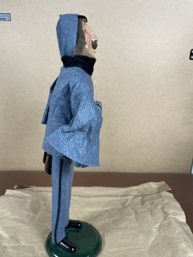 BYERS CHOICE CAROLER - 1992 POSTBOTE MIT POSTTASCHE - Bild 7 von 8