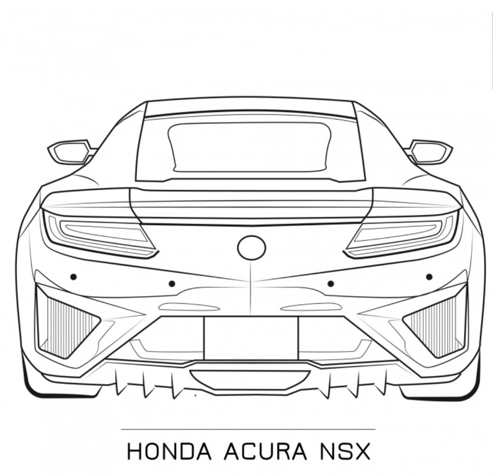 Acura NSX贴纸 — 第 2/2 张图片