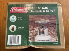 Coleman 5431-900 Propane 1 Burner Stove W/Box