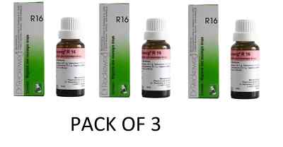 Dr Reckeweg R16 Migraine Headache Drops 22ml Pack of 3 | Natural Relief