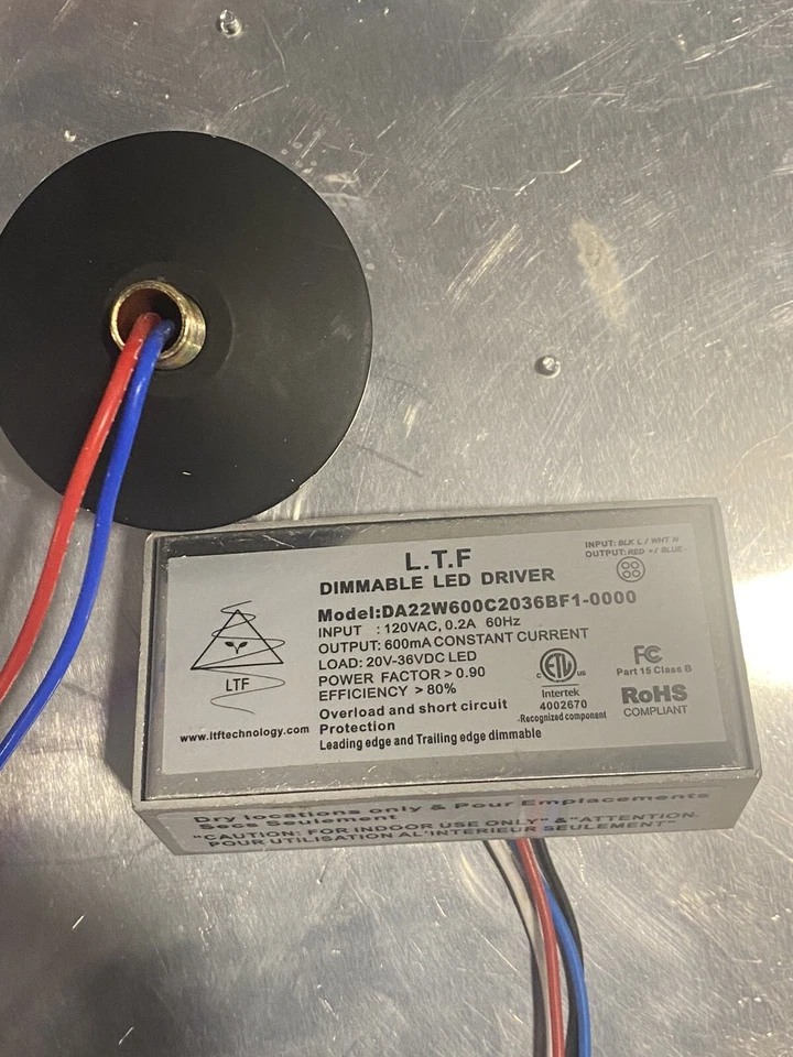 Tech Lighting Masque Grande Pendant LED Module Replacement With Driver As Shown - Image 4 of 4