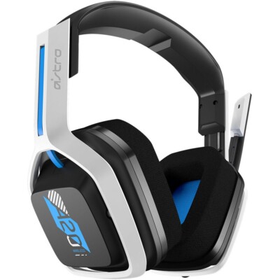 Astro Gaming A20 Gen 2 Wireless Gaming Headset - PlayStation 4 & 5 (White/Blue)