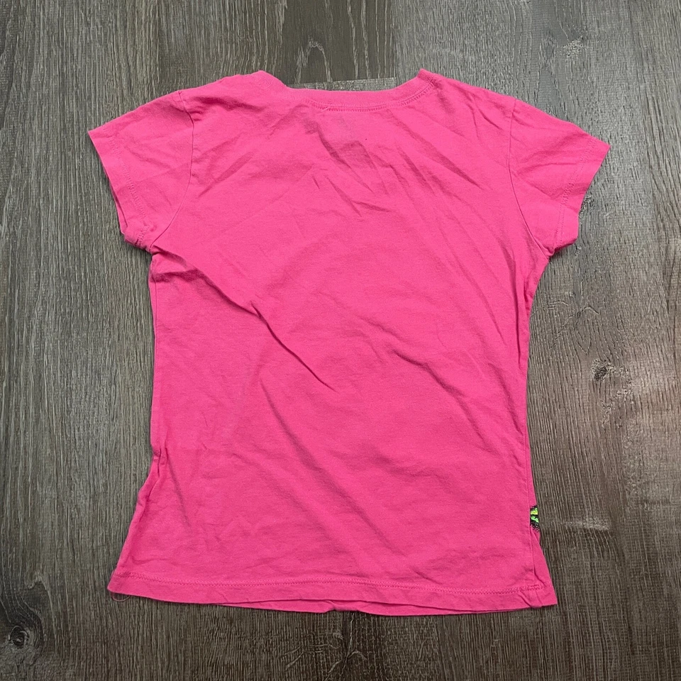 Camiseta Route 66 Niñas Rosa Manga Corta Gráfico Talla L 10/12 Foto 4 de 4