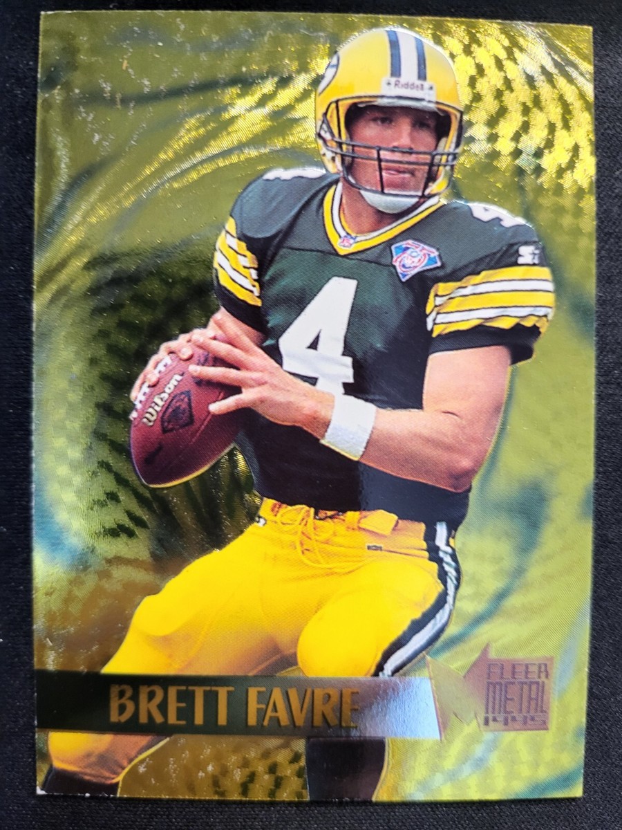 1995 Fleer Metal Brett Favre GOLD BLASTER Card #6 OF 18 | eBay