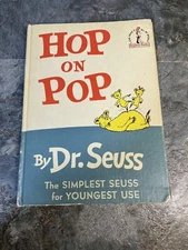 Hop on Pop by Dr. Seuss First Edition Book Club 1963 Hardcover