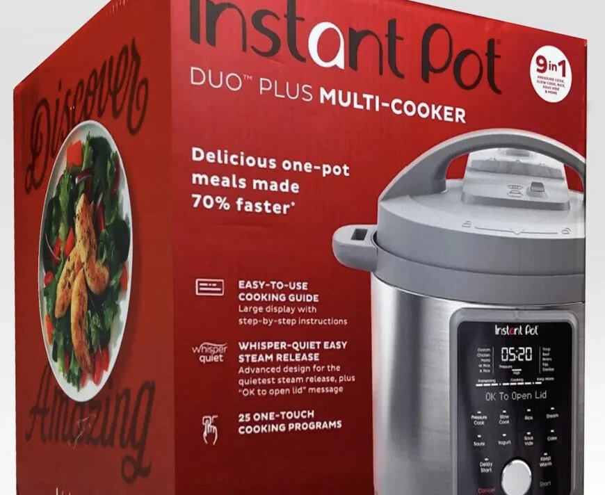 Instant Pot DUO Plus 8 Qt 9-in-1 Multi- Use Programmable Pressure