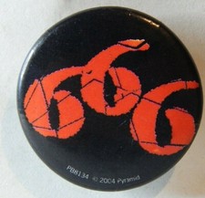 2004 Iron Maiden 666 badge25 mm 