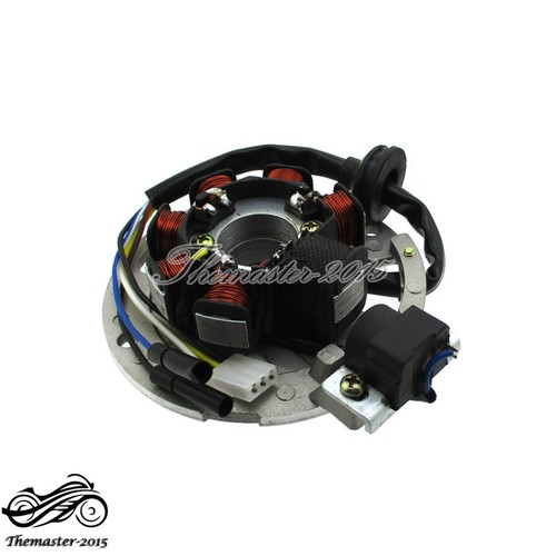 7 bobinas 5 cables estator 2 tiempos Alpha Sports 50cc 70cc 90cc ATV 1PE40QMB, 1PE50QMF - Imagen 7 de 8