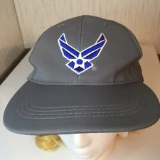 U.S. Air Force Baseball Cap JWM wholesale Inc.  Gray W/blue Embroidery