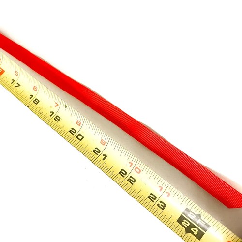 480 Pcs Wholesale Grosgrain Ribbons JJ9417 Poppy Red, 1/2 in Wide, 24 in Long - Picture 5 of 11
