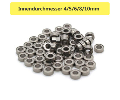 Miniaturkugellager klein Micro Mini Innendurchmesser 1/1,5/2/2,5/3/4/5/6/8/10 mm