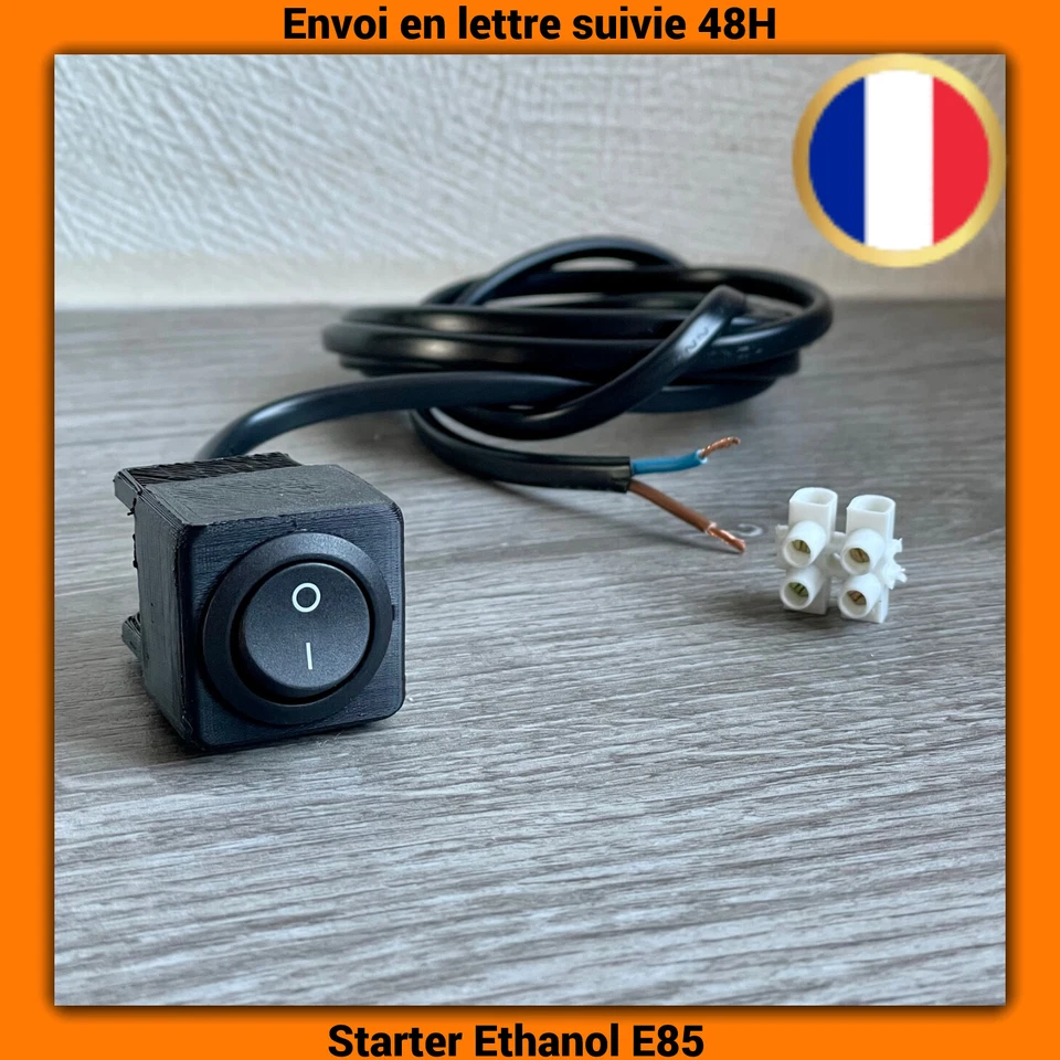 Bouton démarrage à froid Peugeot 206 E85 Starter Ethanol - Photo 1/3
