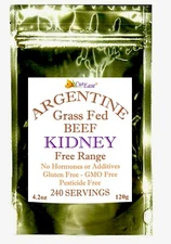 Argentine Beef Kidney Powder Grass Fed & Finished No Hormones 240 Serving 2/2027