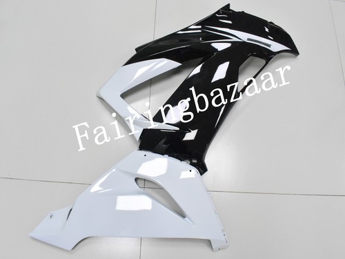 Fit for 2013-2018 ZX6R 636 White Black ABS Injection Molded Bodywork Fairing Kit - Picture 4 of 7