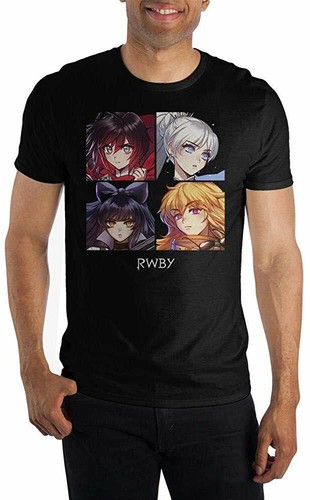 **Legit** RWBY Ruby Weiss Blake Yang Team Graphic Anime Authentic T-Shirt TS8HCA - Picture 1 of 2