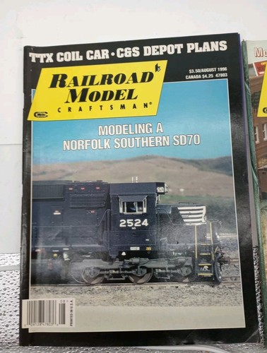 Vintage (3) 1996 ( 3)97 (2)98Railroad Model Craftsman Magazine Lot Of 8 Read - Picture 2 of 9