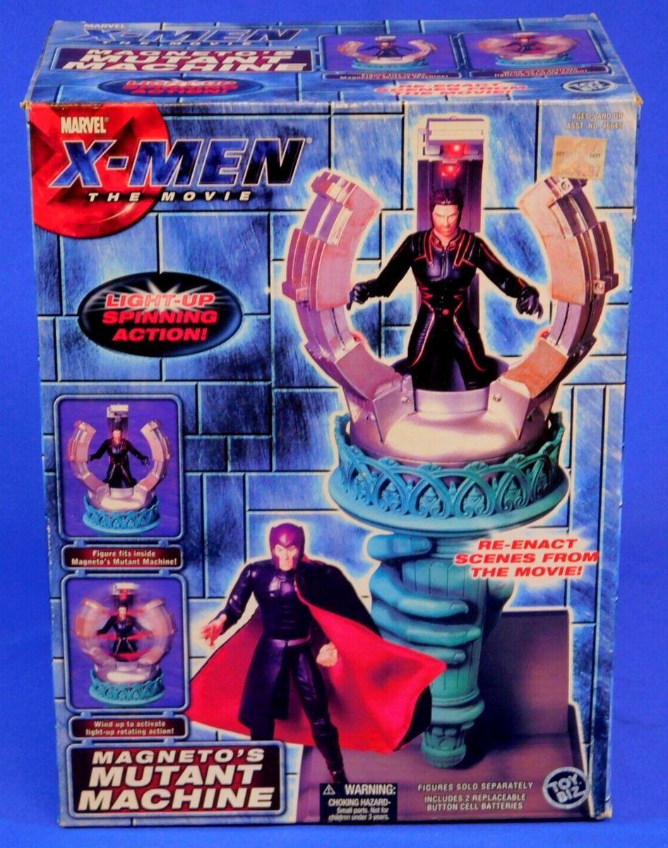 X-MEN MOVIE MAGNETO'S MUTANT MACHINE TOY BIZ 2000 MARVEL COMICS