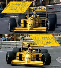 Decals Lotus 102 Monaco GP 1990 1:32 1:43 1:24 1:18 F1 Warwick Camel slot decals