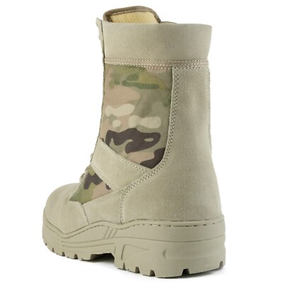 Savage Island Bottes De Combat Avec Fermeture Latérale - Cuir Résistant Pour Terrain Difficile