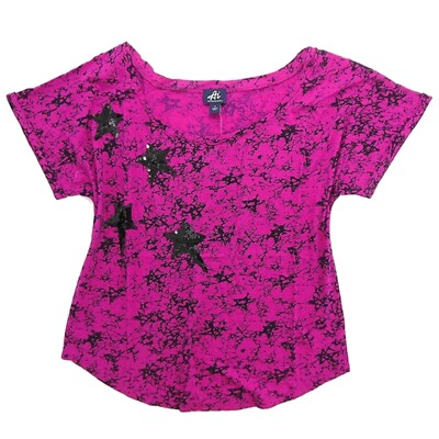 Authentic Icon Junior Women's Sequin Star Top - NWT