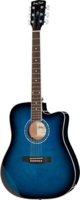 Harley Benton D-120CE TB + Thomann Acoustic-Steel Gigbag BK