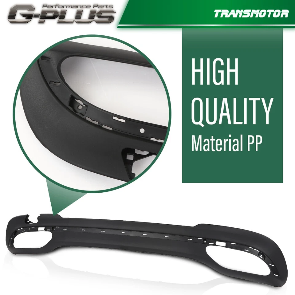 Cenefa inferior trasera apta para Mercedes Benz E350 2014 2015 2016 texturizada Foto 4 de 4