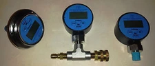 Electronic/Digital Pressure Gauge for SCUBA Blending Nitrox Trimix Oxygen 