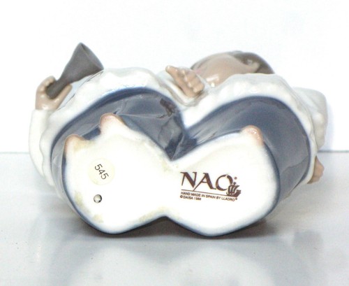 Vintage 1988 Lladro NAO Choir Boys w. Bell Porcelain Figurine, 7” H, Spain - Picture 5 of 5