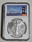 2012 S 1 Oz NGC MS 69 999 Fine Silver American Eagle Liberty Coin BRIDGE LABEL