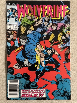 Marvel Wolverine #7 (vol 2) 1989 Newsstand Claremont Buscema VF condition