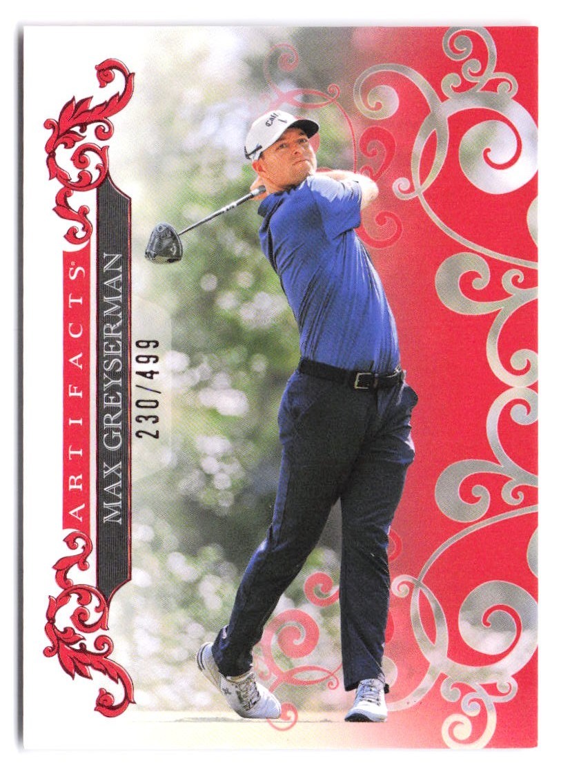 2026 Upper Deck Artifacts Max Greyserman #27 Red Parallel /499