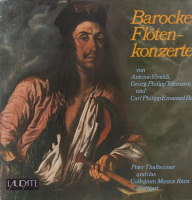 LP Vivaldi / Telemann / CPE Bach Barocke Flötenkonzerte NEAR MINT Laudatte