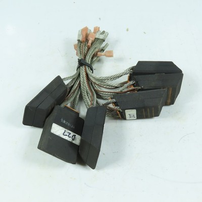 Schunk RE182WY Carbon Brushes D27 Wire Leads 1.625'' x 7/8'' Lot of 6