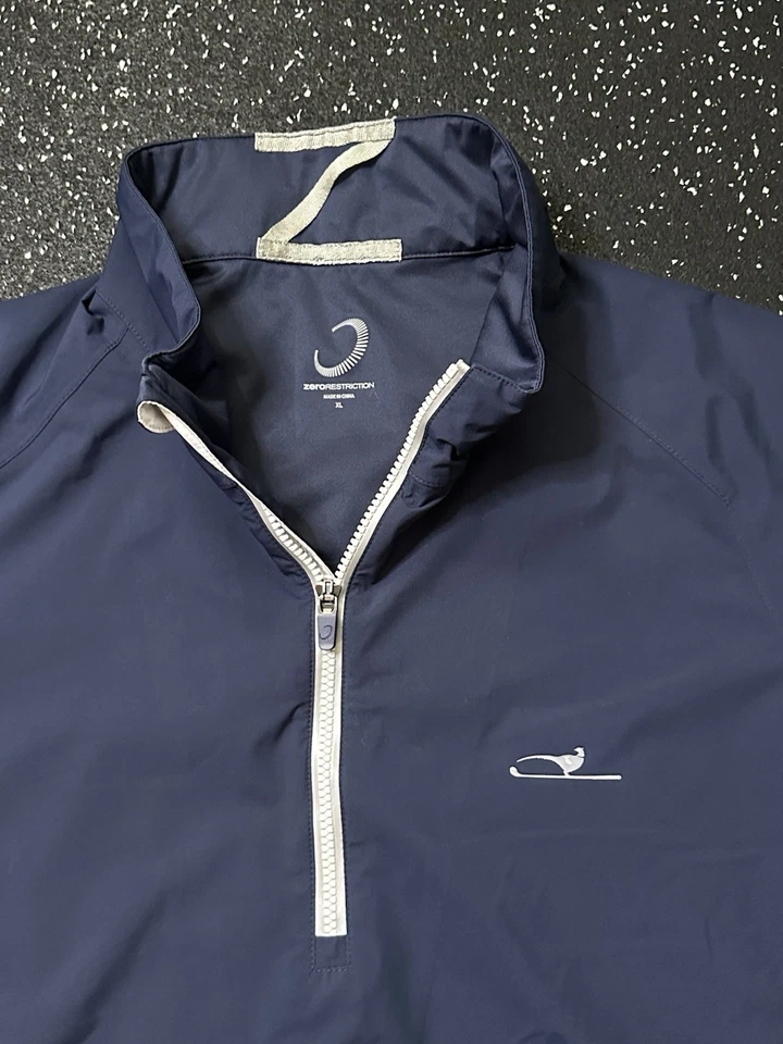 Pullover Zero Restriction para Hombres Power Torque Manga 1/2 1/4 Cremallera Ozarks National Foto 3 de 4