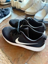 Women’s Nike Golf  Shoes'Black Metallic White'