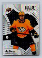 2021-22 Upper Deck Allure #136 David Farrance SN Nashville Predators
