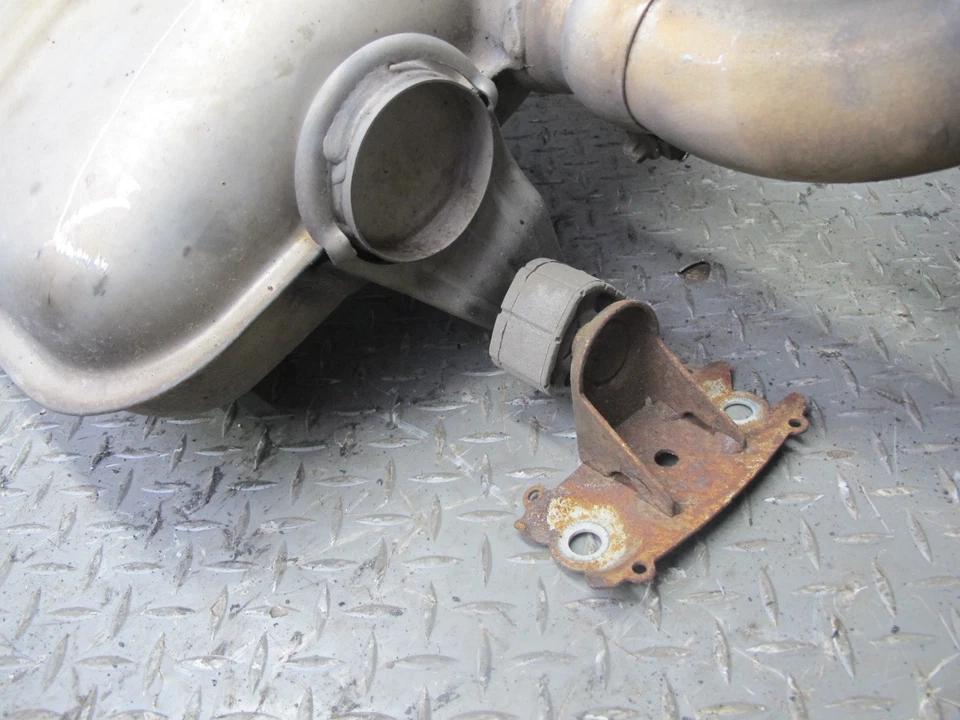 Silenciador de escape doble sin turbo Porsche Cayenne S 958 2011-2014 4,8 L con puntas Foto 4 de 4