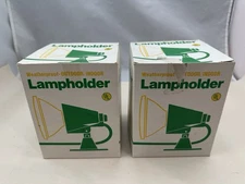 NOS Set of 2 GE Lampholder Weatherproof Outdoor/Indoor Original Box Light Holder