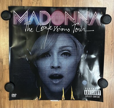 Madonna Confessions Tour DVD Promo Poster 3 ft x 3 ft Rare | eBay