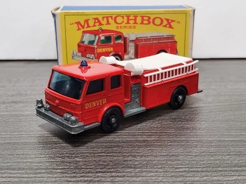 Rare Matchbox Denver Fire Truck #29 1:64 Diecast Lesney NIB
