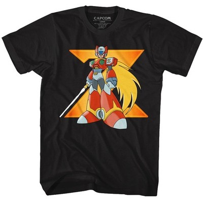 Mega Man Big Zero Black Gaming Shirt