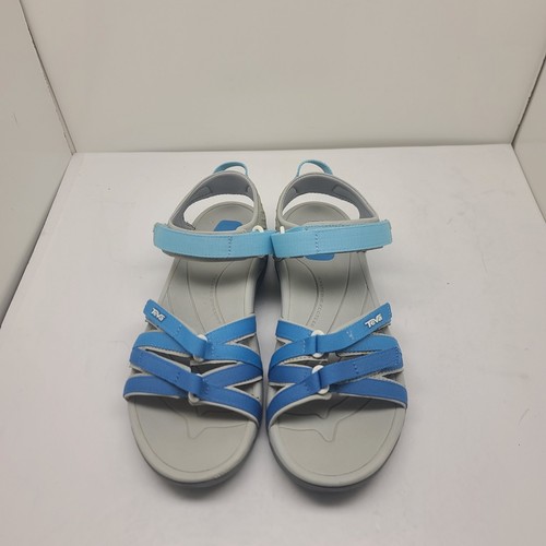 Teva Tirra Strappy Sandals Water Shoes Blue Women’s Size 9 - Picture 3 of 11