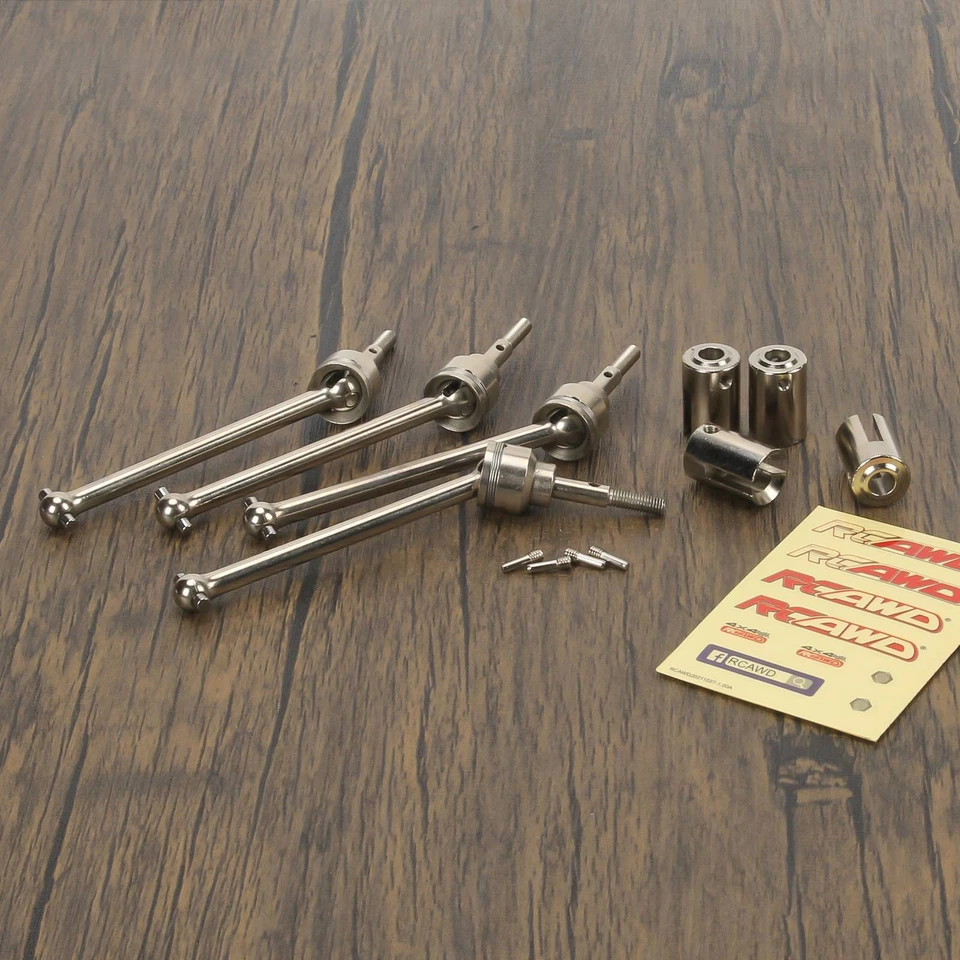 Dureza del eje de transmisión CVD delantero trasero mejorada para actualizaciones RC 1-10 Traxxas Maxx Foto 4 de 4