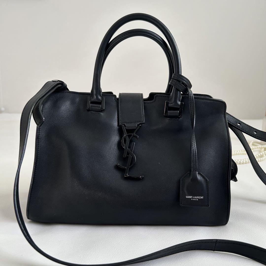 Rara borsa a tracolla Saint Laurent bambino basso a mano