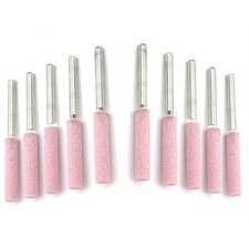 10PCS Chainsaw Sharpener Grinding Stones 3/16 4.8mm Chain Saw Sharpening Tool e