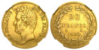 20 francs or Louis PHILIPPE 1er 1830 A