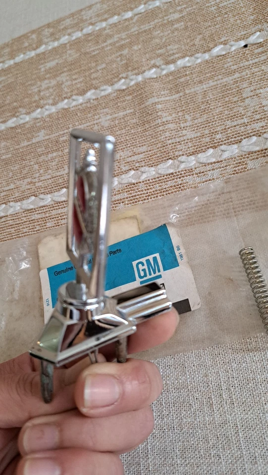 NUEVO DE LOTE 79 OLDSMOBILE NOVENTA Y OCHO 98 REGENY DELTA 88 CAPÓ ADORNO ENCABEZADO EMBLEMA GM Foto 3 de 4