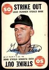 1968 Topps Game Gary Peters #13 VG/EX (Stamp on Back)