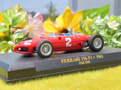 F1  1961 / Ferrari / 156 (Shark nose) / No.2 Phil Hill / 1/43 Diecast Car / PRC - Picture 1 of 19